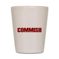 thumbnail image 1 of CafePress - Commish (Red) - White Shot Glass, Unique and Funny Shot Glass, 1 of 2