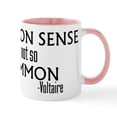 thumbnail image 1 of CafePress - Common Sense Not So Common Mug - 11 oz Ceramic Mug - Novelty Coffee Tea Cup, 1 of 6