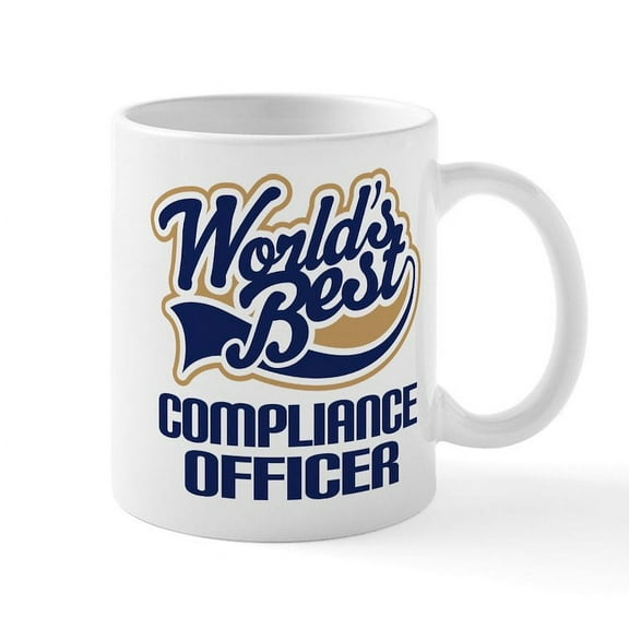 CafePress - Compliance Officer Gift (Worlds Best) Mug - 11 oz Ceramic Mug - Novelty Coffee Tea Cup