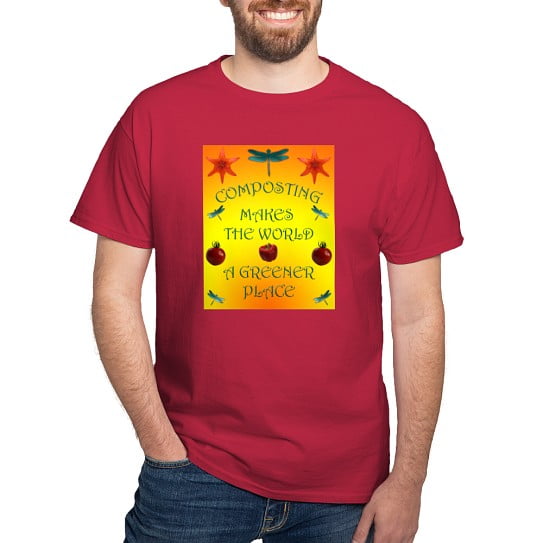 CafePress - Composting Dark T Shirt - Men's Classic Cotton T-Shirts