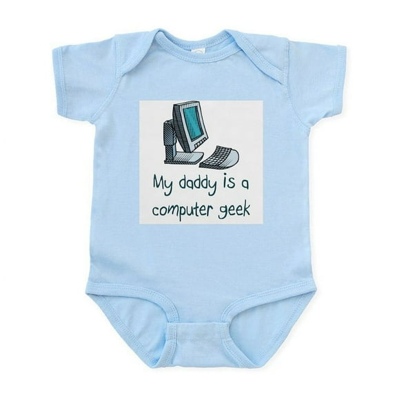 CafePress - Computer Geek Infant Bodysuit - Baby Light Bodysuit, Size Newborn - 24 Months