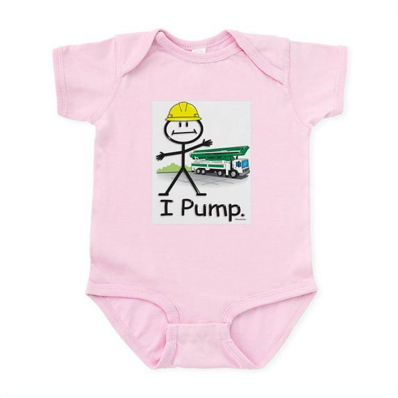 CafePress - Concrete Pumping Infant Bodysuit - Baby Light Bodysuit, Size Newborn - 24 Months