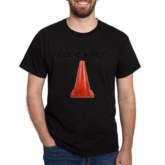 CafePress - Cone Killer Dark T Shirt - Men's Classic Graphic Cotton T-Shirt