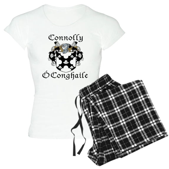 CafePress - Connolly In Irish/English Women's Light Pajamas - Women's Short Sleeve Print T-Shirt and Pants Light Cotton Pajama Set