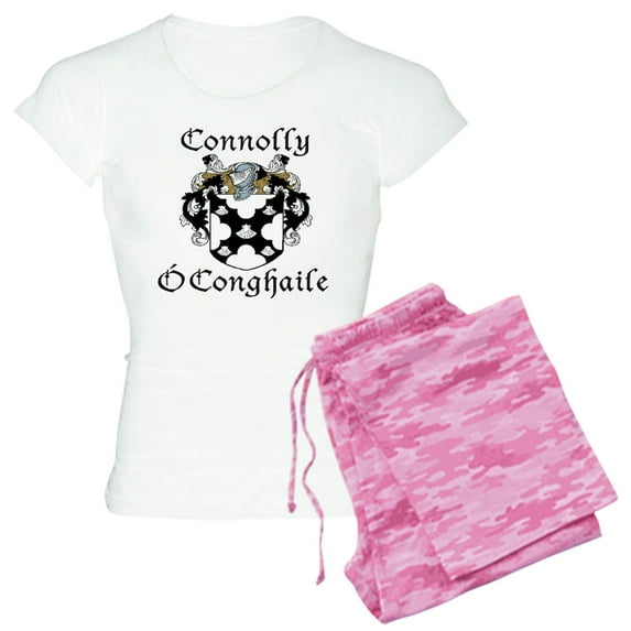 CafePress - Connolly In Irish/English Women's Light Pajamas - Women's Short Sleeve Print T-Shirt and Pants Light Cotton Pajama Set