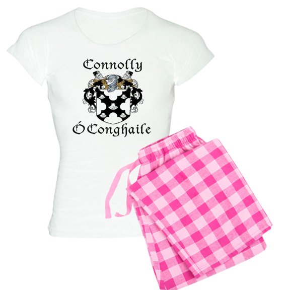 CafePress - Connolly In Irish/English Women's Light Pajamas - Women's Short Sleeve Print T-Shirt and Pants Light Cotton Pajama Set