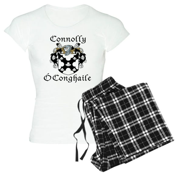CafePress - Connolly In Irish/English Women's Light Pajamas - Women's Short Sleeve Print T-Shirt and Pants Light Cotton Pajama Set
