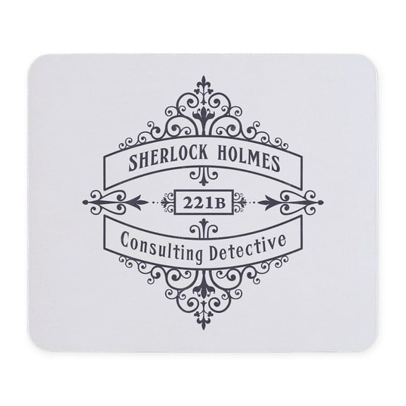 CafePress - Consulting Detective (Blue) Mousepad - Non-slip Rubber Mousepad, Gaming Mouse Pad
