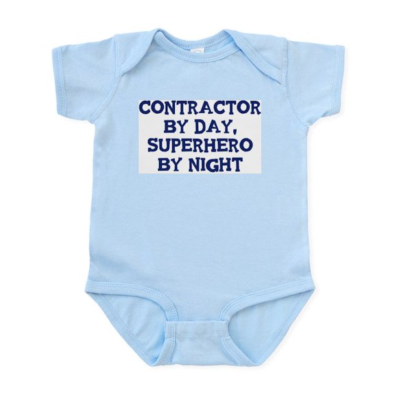 CafePress - Contractor By Day Infant Bodysuit - Baby Light Bodysuit, Size Newborn - 24 Months