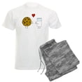 thumbnail image 1 of CafePress - Cookie Loves Milk Men's Light Pajamas - Men's Light Loose Fit Cotton Pajama Set, 1 of 7