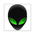 thumbnail image 1 of CafePress - Cool Alien Earth Eye Reflection Sticker - Square Sticker 3" x 3", 1 of 1