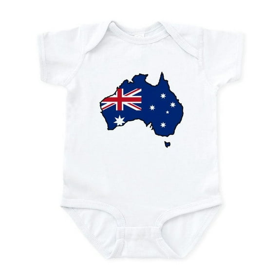 CafePress - Cool Australia Infant Bodysuit - Baby Light Bodysuit, Size Newborn - 24 Months
