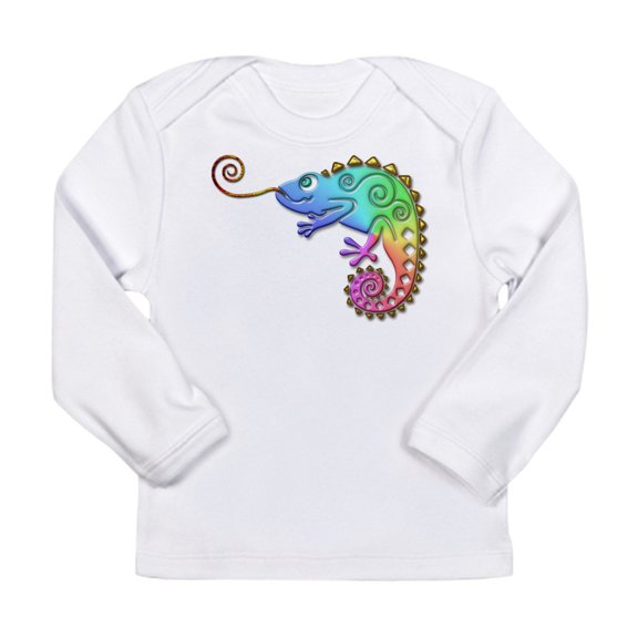 CafePress - Cool Colored Chameleon Long Sleeve Infant T Shirt - Long Sleeve Infant T-Shirt