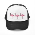 thumbnail image 1 of CafePress - Cool Flamingos - Adjustable Unisex Printed Trucker Hat with Mesh Back, 1 of 8
