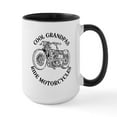 thumbnail image 1 of CafePress - Cool Grandpas Ride Motorc - 15 oz Ceramic Large White Novelty Mug, 1 of 4