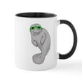 thumbnail image 1 of CafePress - Cool Manatee Mug - 11 oz Ceramic Mug - Novelty Coffee Tea Cup, 1 of 4