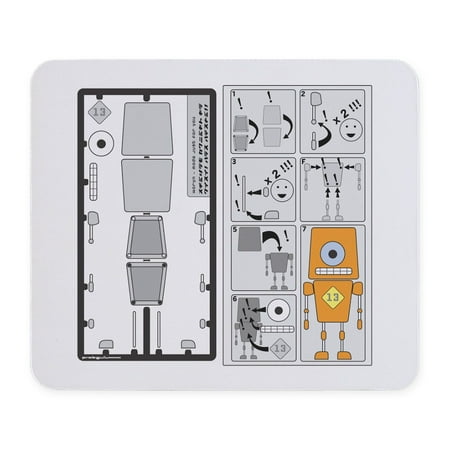 CafePress - Cool Model Tree Robot Mousepad - Non-slip Rubber Mousepad, Gaming Mouse Pad