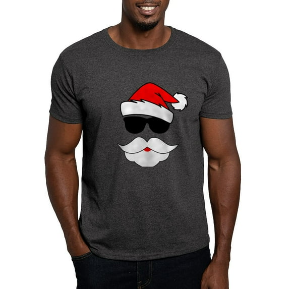 CafePress - Cool Santa Claus Dark T Shirt - Men's Classic Graphic Cotton T-Shirt