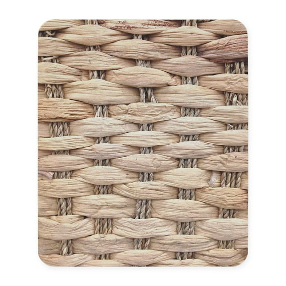 CafePress - Cool Straw Texture Tropical Decor Mousepad - Non-slip Rubber Mousepad, Gaming Mouse Pad