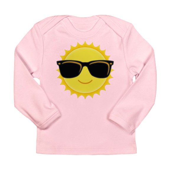 CafePress - Cool Sun Wearing Sunglasses Long Sleeve T Shirt - Long Sleeve Infant T-Shirt