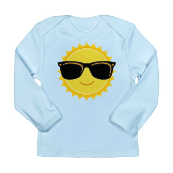 CafePress - Cool Sun Wearing Sunglasses Long Sleeve T Shirt - Long Sleeve Infant T-Shirt