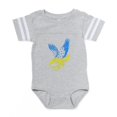 thumbnail image 1 of CafePress - Cool Ukraine Flag Ukrainian - Cute Infant Baby Football Bodysuit, 1 of 3