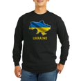 thumbnail image 1 of CafePress - Cool Ukraine Flag Ukrainian Pr Long Sleeve T Shirt - Long Sleeve Dark T-Shirt, 1 of 4