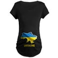 thumbnail image 1 of CafePress - Cool Ukraine Flag Ukrainian Prid Maternity T Shirt - Maternity Dark T-Shirt, 1 of 3