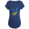 thumbnail image 1 of CafePress - Cool Ukraine Flag Ukrainian Prid Maternity T Shirt - Maternity Dark T-Shirt, 1 of 3