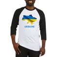 thumbnail image 1 of CafePress - Cool Ukraine Flag Ukrainian Pride Baseball Jersey - Cotton Baseball Jersey, 3/4 Raglan Sleeve Shirt, 1 of 4
