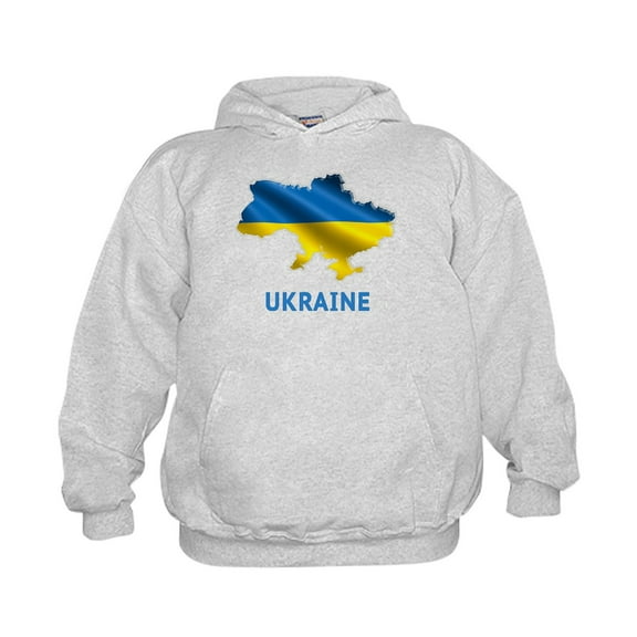 CafePress - Cool Ukraine Flag Ukrainian Pride Nativ Sweatshirt - Kids Hooded Sweatshirt, Classic Hoodie