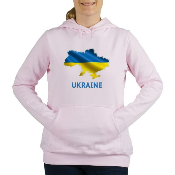 CafePress - Cool Ukraine Flag Ukrainian Pride Nativ Sweatshirt - Women's Hooded Sweatshirt
