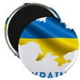 thumbnail image 1 of CafePress - Cool Ukraine Flag Ukrainian Pride Native H Magnets - 2.25" Round Magnet, Refrigerator Magnet, Button Magnet Style, 1 of 3