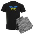 thumbnail image 1 of CafePress - Cool Ukraine Flag Ukrainian Pride Native H Pajamas - Men's Dark Loose Fit Cotton Pajama Set, 1 of 7