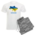 thumbnail image 1 of CafePress - Cool Ukraine Flag Ukrainian Pride Native H Pajamas - Men's Light Loose Fit Cotton Pajama Set, 1 of 7