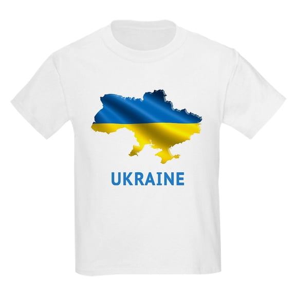 CafePress - Cool Ukraine Flag Ukrainian Pride Native H T Shirt - Light T-Shirt Kids XS-XL