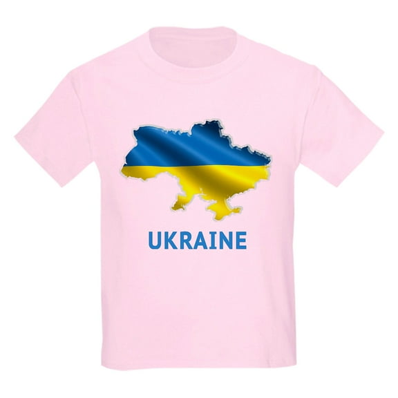 CafePress - Cool Ukraine Flag Ukrainian Pride Native H T Shirt - Light T-Shirt Kids XS-XL