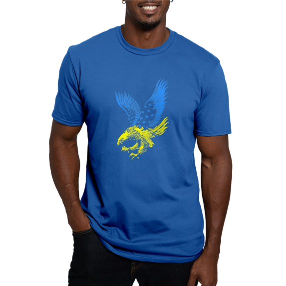 CafePress - Cool Ukraine Flag Ukrainian Pride Native H T Shirt - Men's Fitted T-Shirt