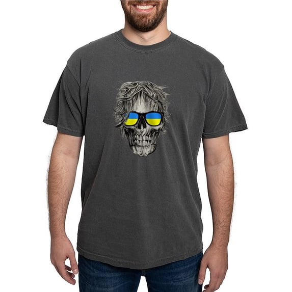 CafePress - Cool Ukraine Flag Ukrainian Pride Native H T Shirt - Mens Comfort Colors Shirt