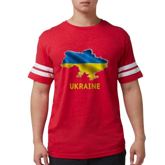CafePress - Cool Ukraine Flag Ukrainian Pride Native H T Shirt - Mens Football Shirt