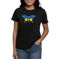 thumbnail image 1 of CafePress - Cool Ukraine Flag Ukrainian Pride Native H T Shirt - Women's Traditional Fit Dark T-Shirt, 1 of 4