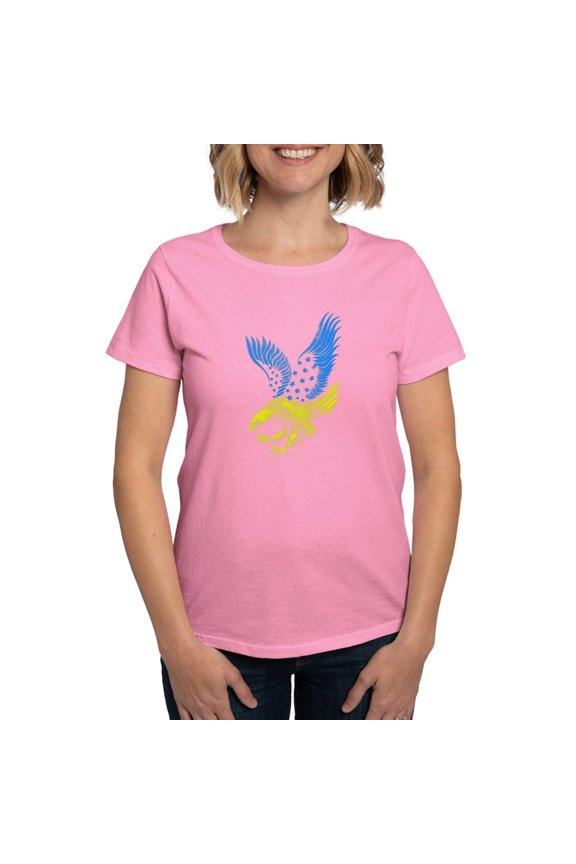 - Cool Ukraine Flag Ukrainian Pride Native H T Shirt - Women's Traditional Fit Dark T-Shirt