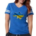 thumbnail image 1 of CafePress - Cool Ukraine Flag Ukrainian Pride Native H T Shirt - Womens Football Shirt, 1 of 4