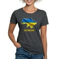 thumbnail image 1 of CafePress - Cool Ukraine Flag Ukrainian Pride Native H T Shirt - Womens Tri-blend T-Shirt, 1 of 4