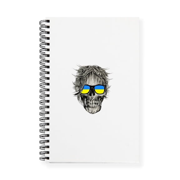 CafePress - Cool Ukraine Flag Ukrainian Pride Native - Spiral Bound Journal Notebook, Personal Diary Dot Grid