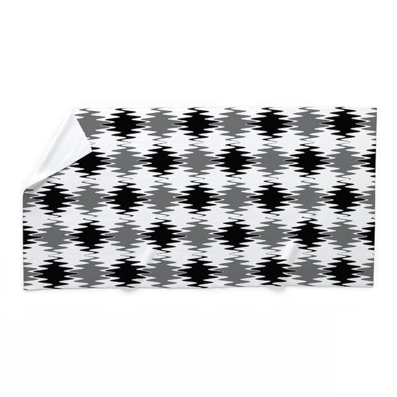 CafePress - Cool Zig Zag Design - Large Beach Towel, Soft 30"x60" Towel with Unique Design