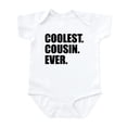 thumbnail image 1 of CafePress - Coolest Cousin Ever Body Suit - Baby Light Bodysuit, Size Newborn - 24 Months, 1 of 4