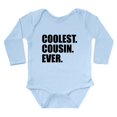 thumbnail image 1 of CafePress - Coolest Cousin Ever Body Suit - Long Sleeve Cotton Baby Bodysuit, 1 of 4
