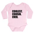 thumbnail image 1 of CafePress - Coolest Cousin Ever Body Suit - Long Sleeve Cotton Baby Bodysuit, 1 of 4