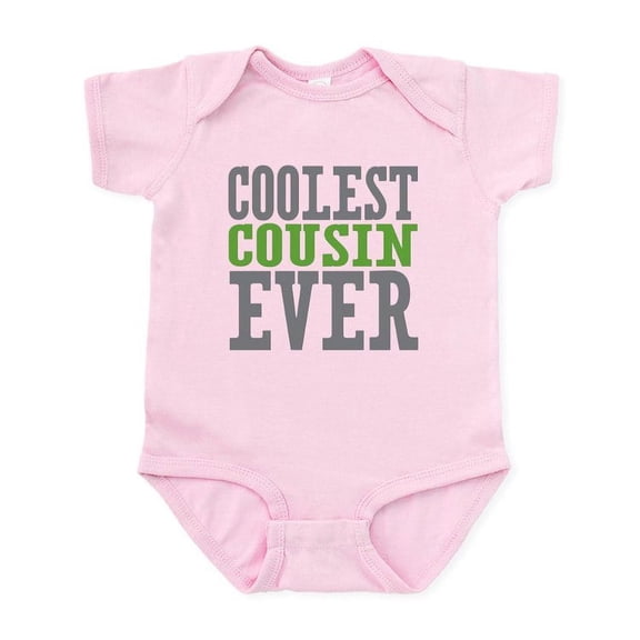 CafePress - Coolest Cousin Infant Bodysuit - Baby Light Bodysuit, Size Newborn - 24 Months